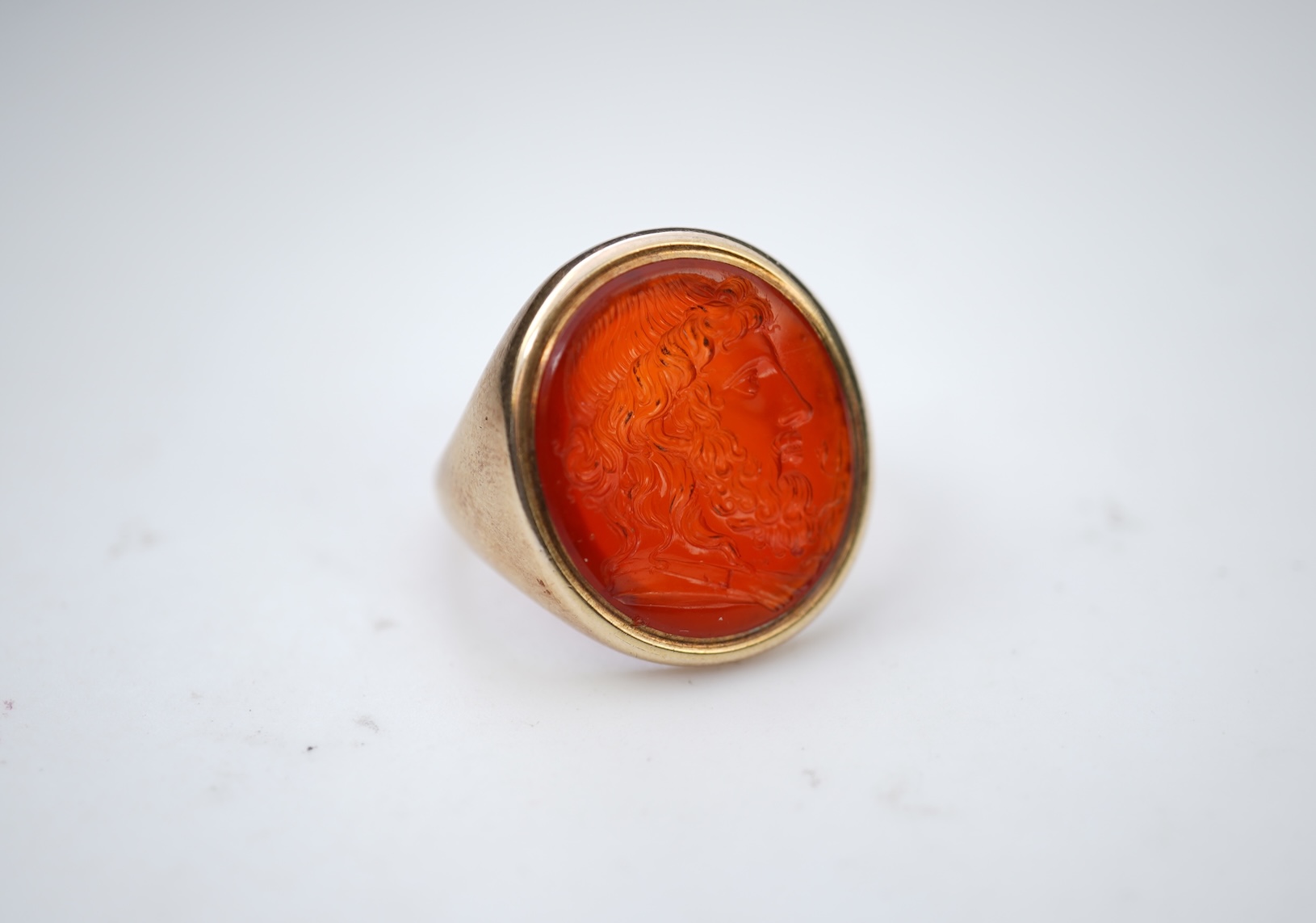 A fine carnelian intaglio, late 18th/early 19th century